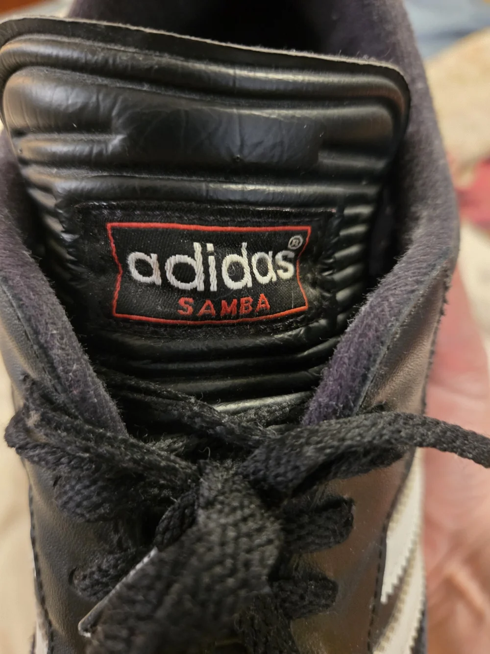 adidas Samba Men’s Black & White Leather Sneakers